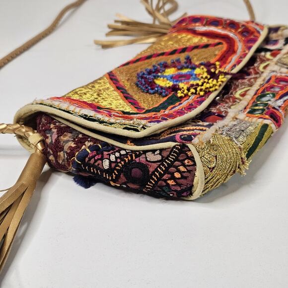 Vintage Tribal Banjara Indian Handmade Ethnic Women Purse Designer Shoulder Bag - Picture 8 of 11